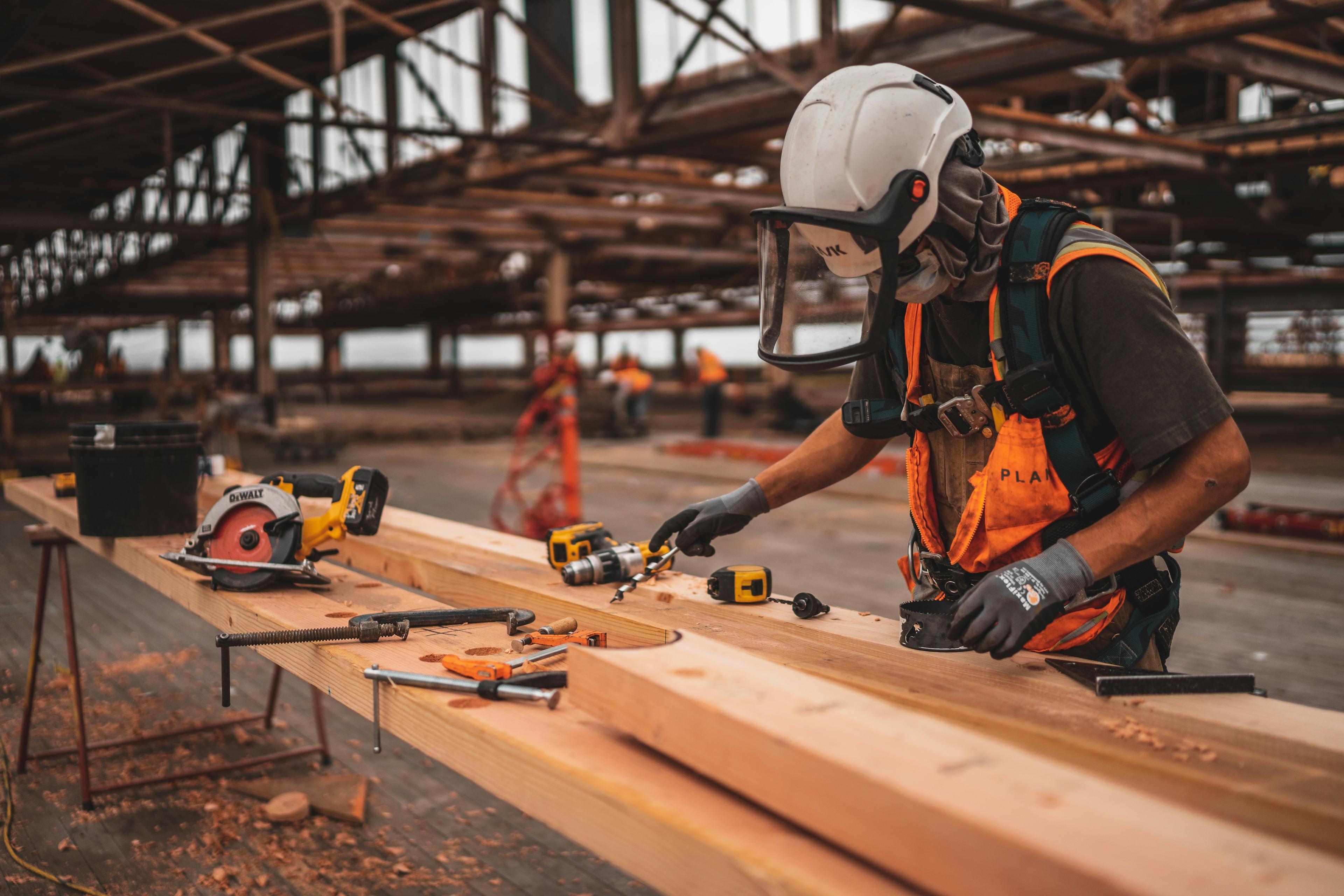 Engineering and facilities management professionals on site